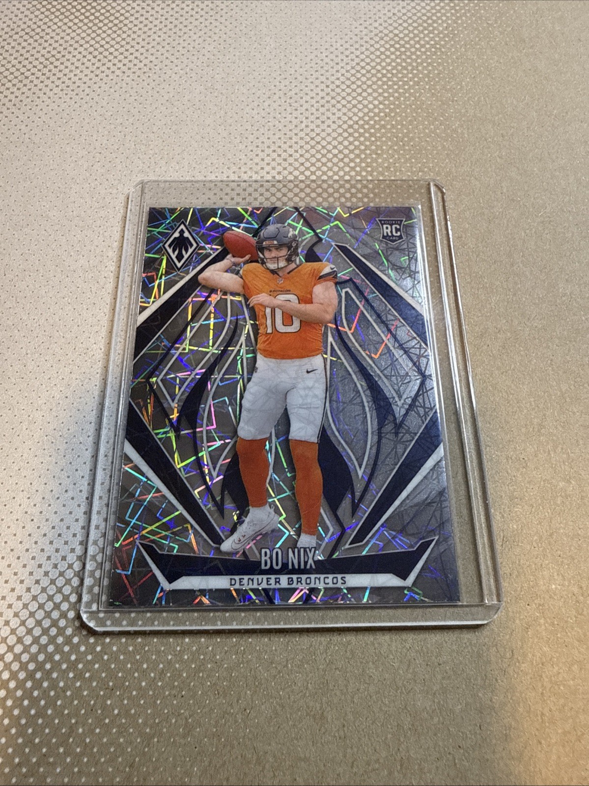 2024 Panini Phoenix Rookies Bo Nix #159 Lazer  (RC)