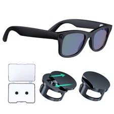 Adjustable LED Light Blocking Covers for RayBan Meta Wayfarer, Skyler, Oakley...