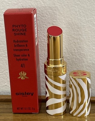 Sisley Phyto Rouge Shine Sheer Color & Hydration 41 Sheer Red Love NIB 266848