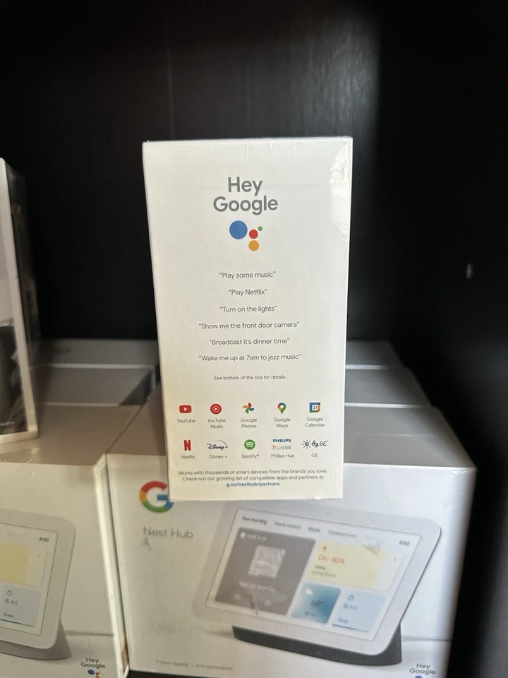 GOOGLE NEST HUB - 7 INCH DISPLAY 2ND GENERATION - NEW SEALED - Image 4 of 4