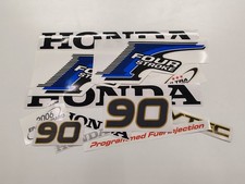 Fits Honda 90 hk Four Stroke Utombordare (2002-2007)   Dekaler Sticker Set