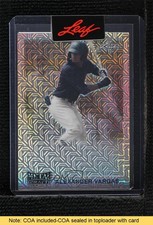2021 Leaf Metal Draft 1990 Auto 1/1 Alexander Vargas #LA-AV1 READ 2q0