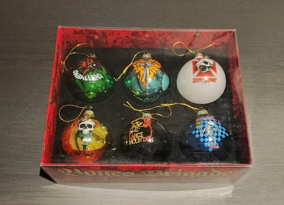 Powell Peralta Bones Brigade 2014 Christmas Ornaments Comple