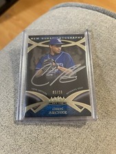 2014  2015 Topps Tier One Chris Archer Auto Silver Ink Lot /10 NGA-CAR NGA-CA