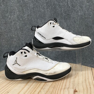 Nike Shoes Mens 9.5 Jordan Dentro Basketball Sneakers 325522-101 White Black
