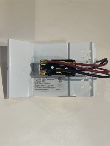 Cadet Heat White Baseboard Thermostat - Part #14925 Model:BTF2W 125/240V 60Hz - Picture 4 of 7