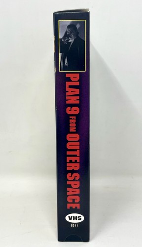 RARE Vintage PLAN 9 FROM OUTER SPACE VHS Tape! Ed Wood, Bela Lugosi, Vampira! - Picture 6 of 12