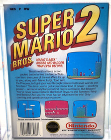 Super Mario Bros 2 II SMB2 New Nintendo NES VGA Grade 85 Qualified First Print