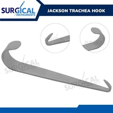 Jackson Trachea Hook Surgical Medical ENT Instruments Stainless German Grade
