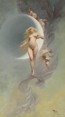 The Planet Venus : Luis Ricardo Falero : 1882 : Archival Quality Art Print