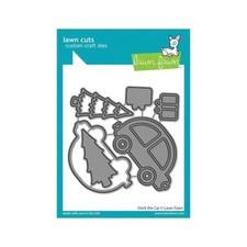New Lawn Fawn "DECK THE CAR" Lawn Cuts Steel Die- 2022