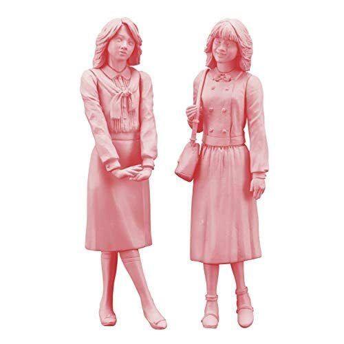 Hasegawa 1/24 80er Jahre Mädchen Figuren - 2 Bausätze Für Modellbauer
