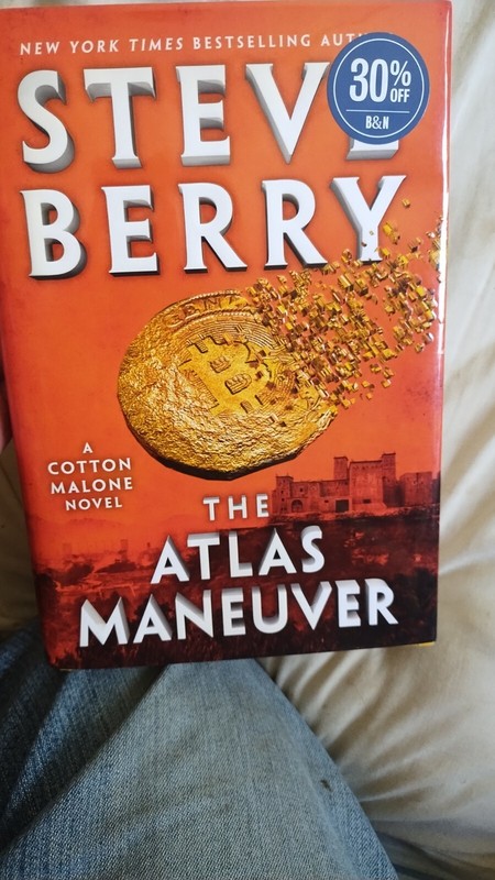 2024 The Atlas Maneuver (Cotton Malone, 18) - Hardcover, by Berry Steve Like New