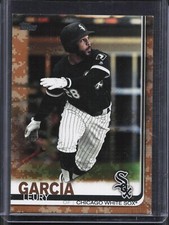 2019 Topps Update Leury Garcia US133 Memorial Day Camo Parallel /25 White Sox 