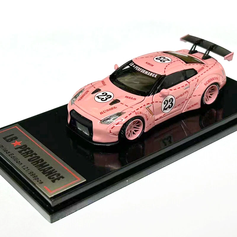 Old Time 1/64 LB Nissan Nissan GTR R35 Alloy full open powder #23