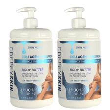 (2-Pk) SKIN NUTR Collagen Hyaluronic CREPEY SKIN WRINKLE SMOOTHING CREAM BUTTER