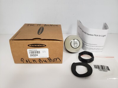 BANNER ENGINEERING K50APTXGHQ TOUCH SENSOR ILLUM GREEN 12-30V DC (26504) NIB