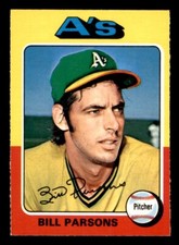 1975 OPC O-Pee-Chee Baseball #613 Bill Parsons NM/MT
