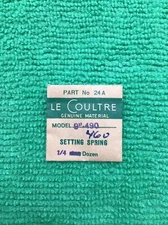 Jaeger Lecoultre Setting Spring Wire Cal. 460 Part 440 24A, NOS