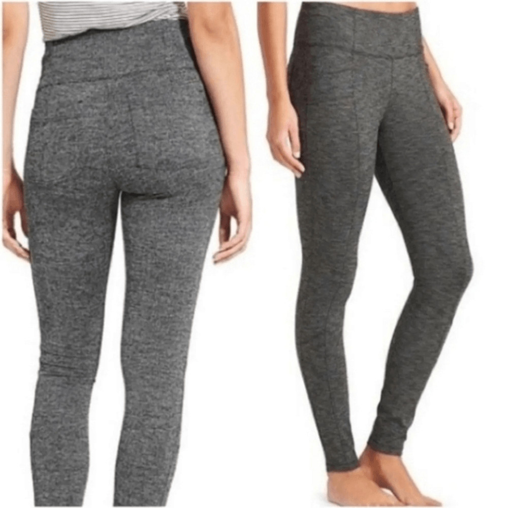 ATHLETA Herringbone Metro High Waisted Legging Size L… Gem