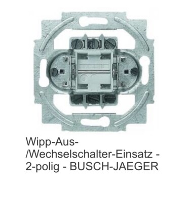 Busch Jäger Wechselschalter 2 Polig