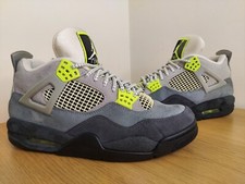 Nike Air Jordan 4 Retro SE Neon 95 Basketball Sneakers Shoes Trainers UK 7.5