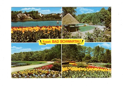 Postcard Bad Schwartau / spa park