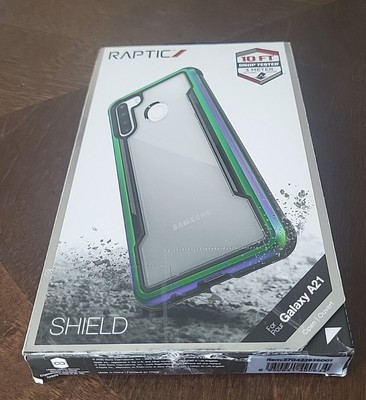 New Multi-Color Raptic Shield Cell Phone Case For Galaxy A21 -