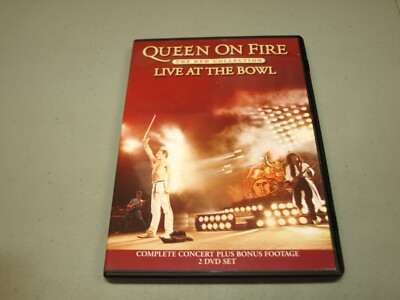 QUEEN ON FIRE: Live At The Bowl (DVD, 2-disc set) w/ Booklet   *READ