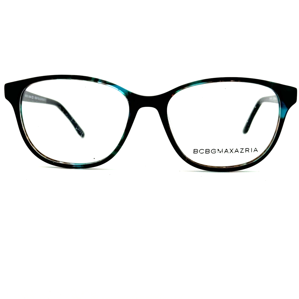BCBGMAXAZRIA KESSA Teal Black Multi Eyeglasses Frames 54-16 BCBGMAXAZRIA KESSA Teal Black Multi Eyeglasses Frames 54-16