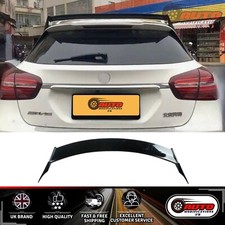 Mercedes Benz GLA W156 X156 Heck Dach Spoiler Fl&uuml;gel Glanz Schwarz B Style 2013-2020