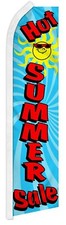 Hot Summer Sale Swooper Flutter Advertising Feather Flag Sale Flag Sale Here