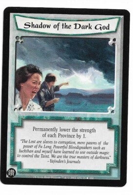 L5R: *SHADOW OF THE DARK GOD* - Diamond Edition - Legend of the Five Rings