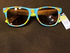 Kerusso 2 Corinthians 5:7 Kids Blue-Green Plastic Frame w/Brown Lens Sunglasses