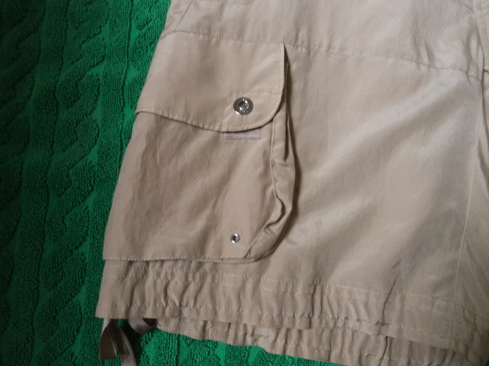 Pantalones Cortos Carga Ralph Lauren Etiqueta Negra Talla 10 Seda/Algodón Nuevos con Etiquetas Foto 3 de 4