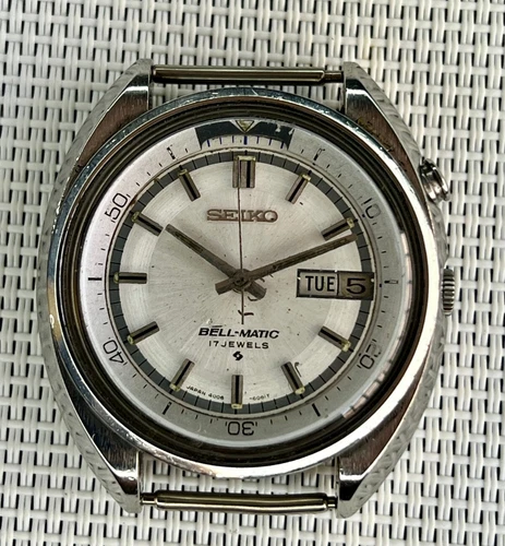 Seiko 4006-6060 Automatic Watch Vintage Men's White Dial 4006-6060 Bellmatic
