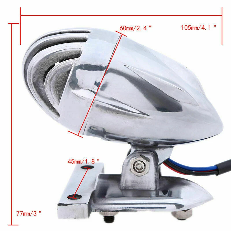 Сетчатый держатель кронштейна для номерного знака заднего фонаря мотоцикла 12 В подходит для Yamaha - Изображение 3 из 4