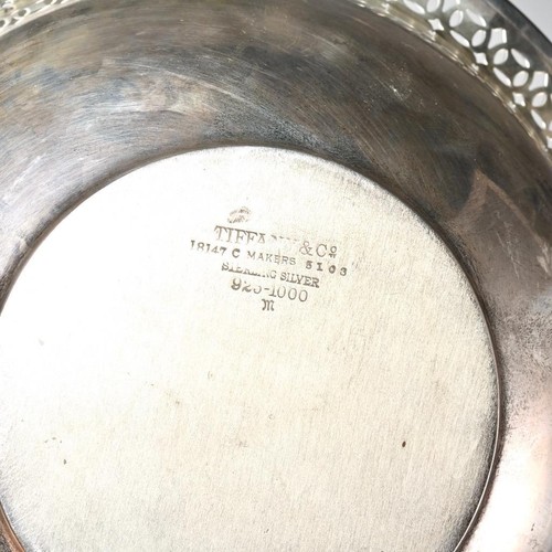 Tiffany and Co antike Sterlingsilber Obstschale leere Tasche 8,5" Durchmesser 18147 c - Bild 6 von 6