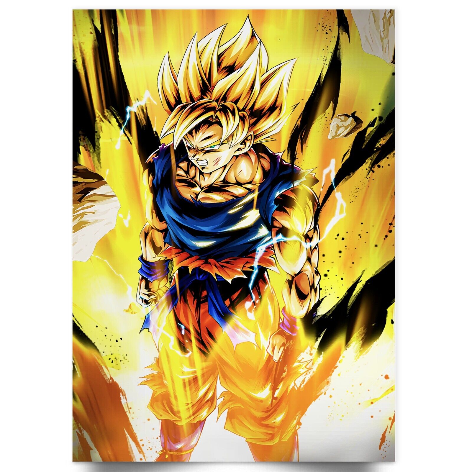 Goku SSJ  Dragon ball, Dragon ball super art, Dragon ball z