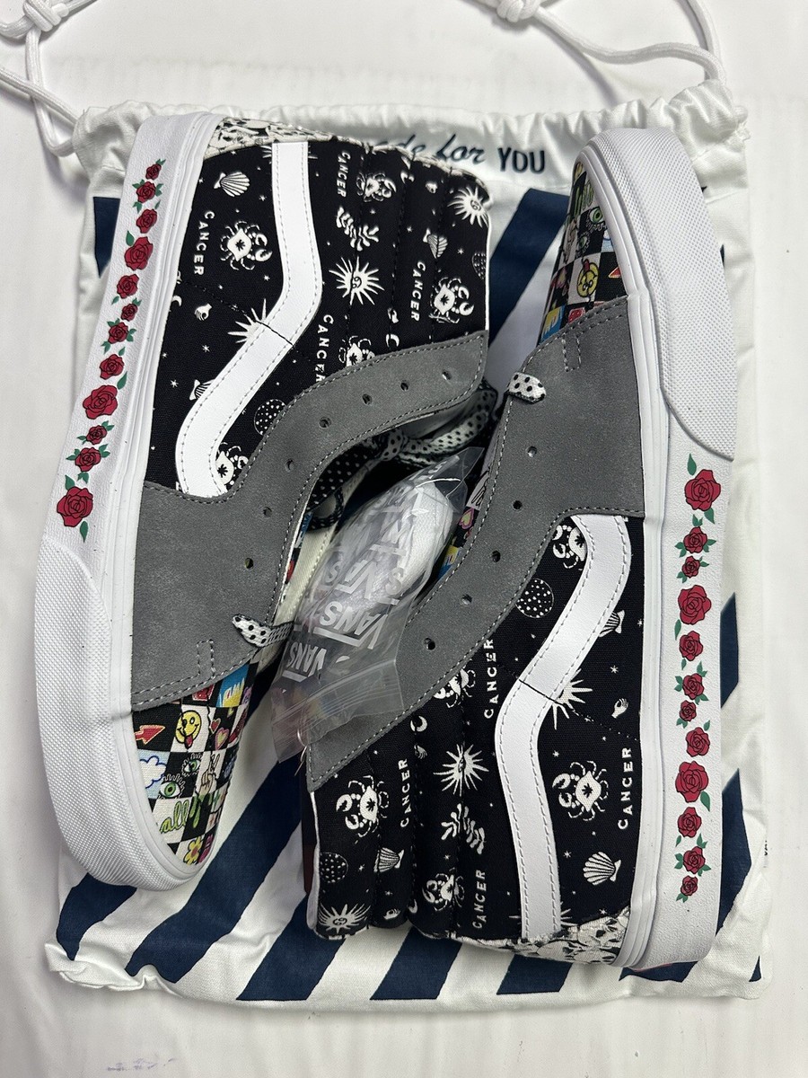 New Vans Custom Sk8-Hi Canvas Shoes See Pictures Men's