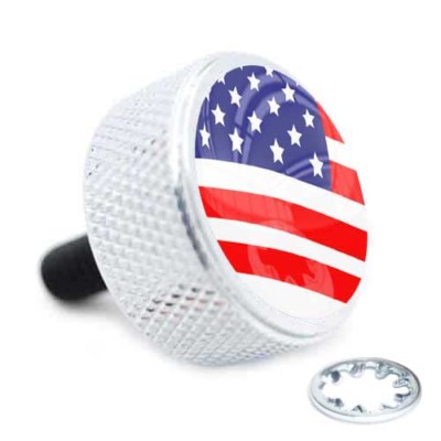 Gold Bllet Alumnum Knurled Seat Bolt for Harley Sportster Dyna