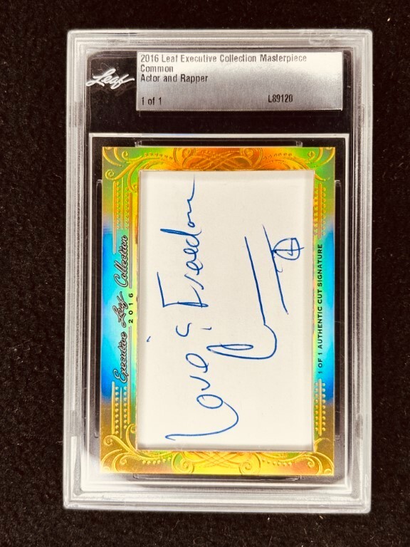 Common 2016 Leaf Masterpiece Cut Signature autographed