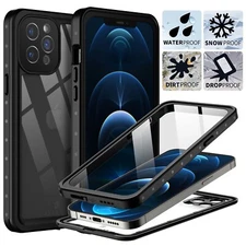 For Apple iPhone 12 12 Pro Max 12mini Case Waterproof Shockproof Dirtproof Cover