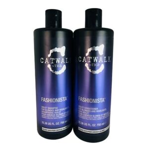 TIGI Catwalk Fashionista Violet Shampoo & Conditioner Blondes 25.36 oz Duo eBay