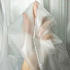 1M Translucent Frosted Mist Side Fabric Bag Membrane Raincoat Waterproof TPU