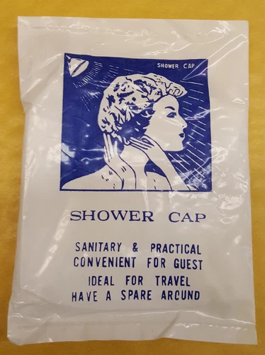 50 x Individually Packed Disposable Shower Bathing Steam Clear Hair Elastic Caps