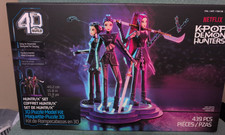 4D Build Netflix KPop Demon Hunters HUNTR/X 3D Puzzle Kit, 439 pcs, LED