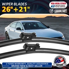 Top Lock Automotive Replace Front Wiper Blades 26"+21" For Audi A6 A7 RS7 S6