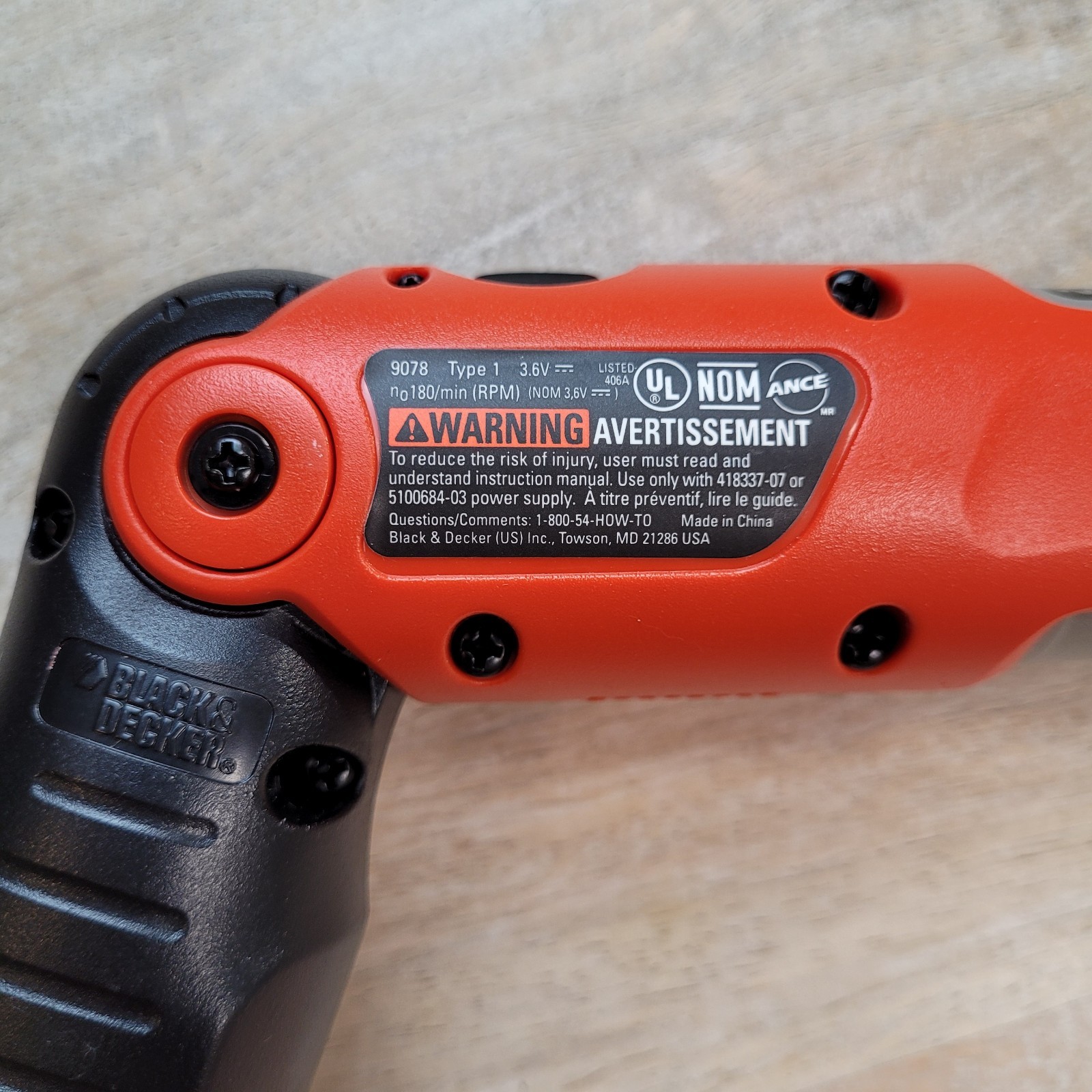 Decker 9078 Black And Decker V V Black And Decker Volt Drill