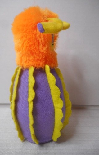 Melissa & Doug Monster Bowling Stuffed Plush Purple Yellow Replacement Pin 7" - Picture 3 of 4